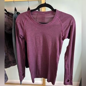 Lululemon swiftly tech long sleeve 4 Heathered Regal Plum